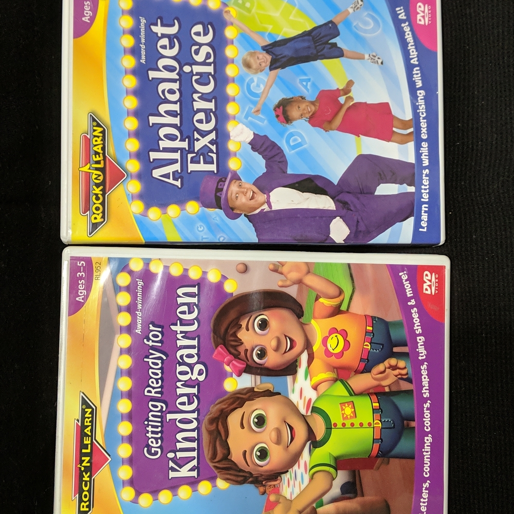 Rock-n-Learn (2) DVDs: Alphabet Exercise and Getting Ready for Kindergarten